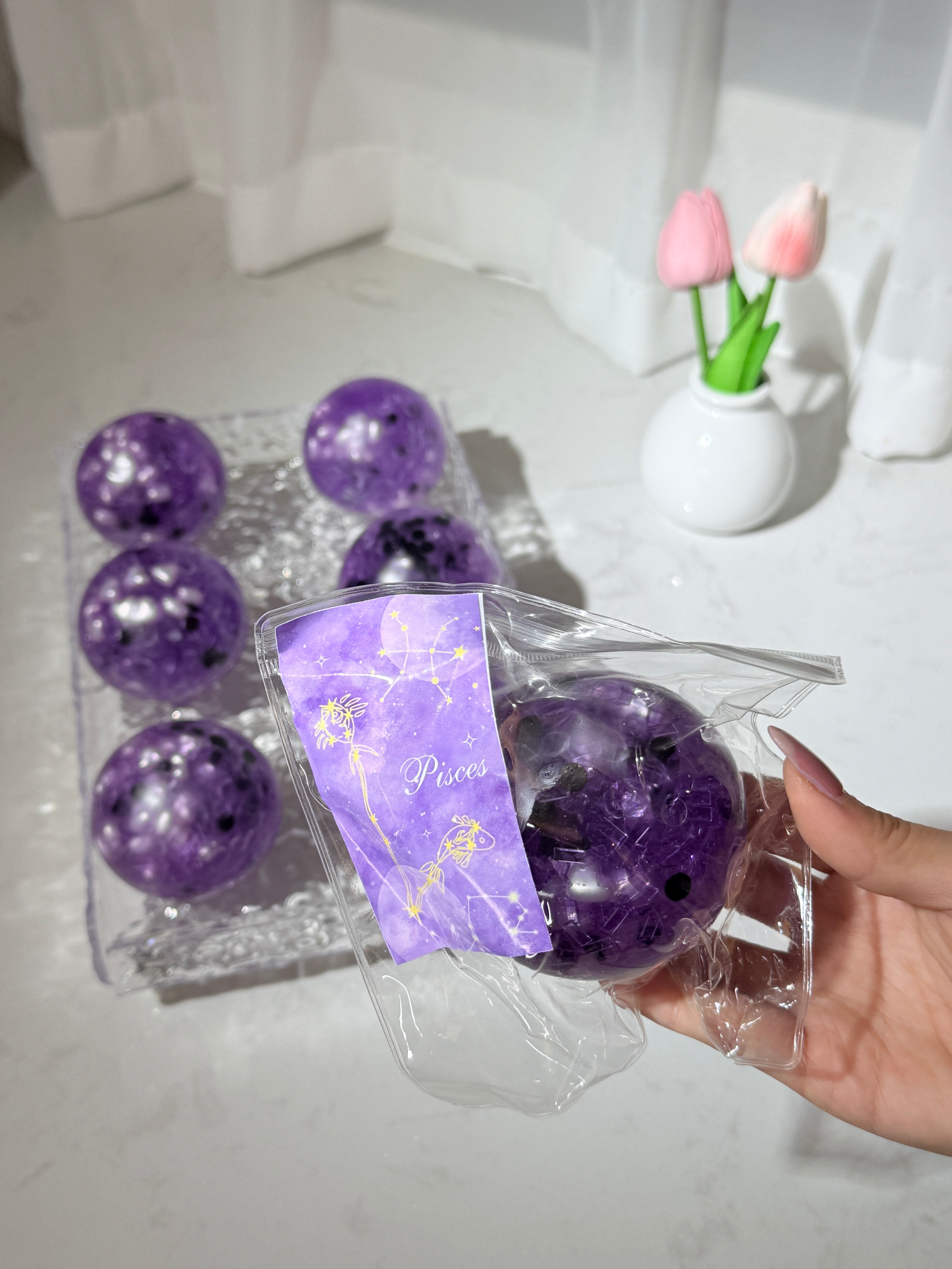 【12 Zodiac Signs】Handmade stress relief toys ball NieNie